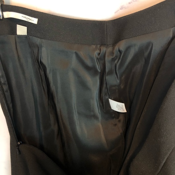 Halogen black lined pencil skirt size 0 - Picture 4 of 7